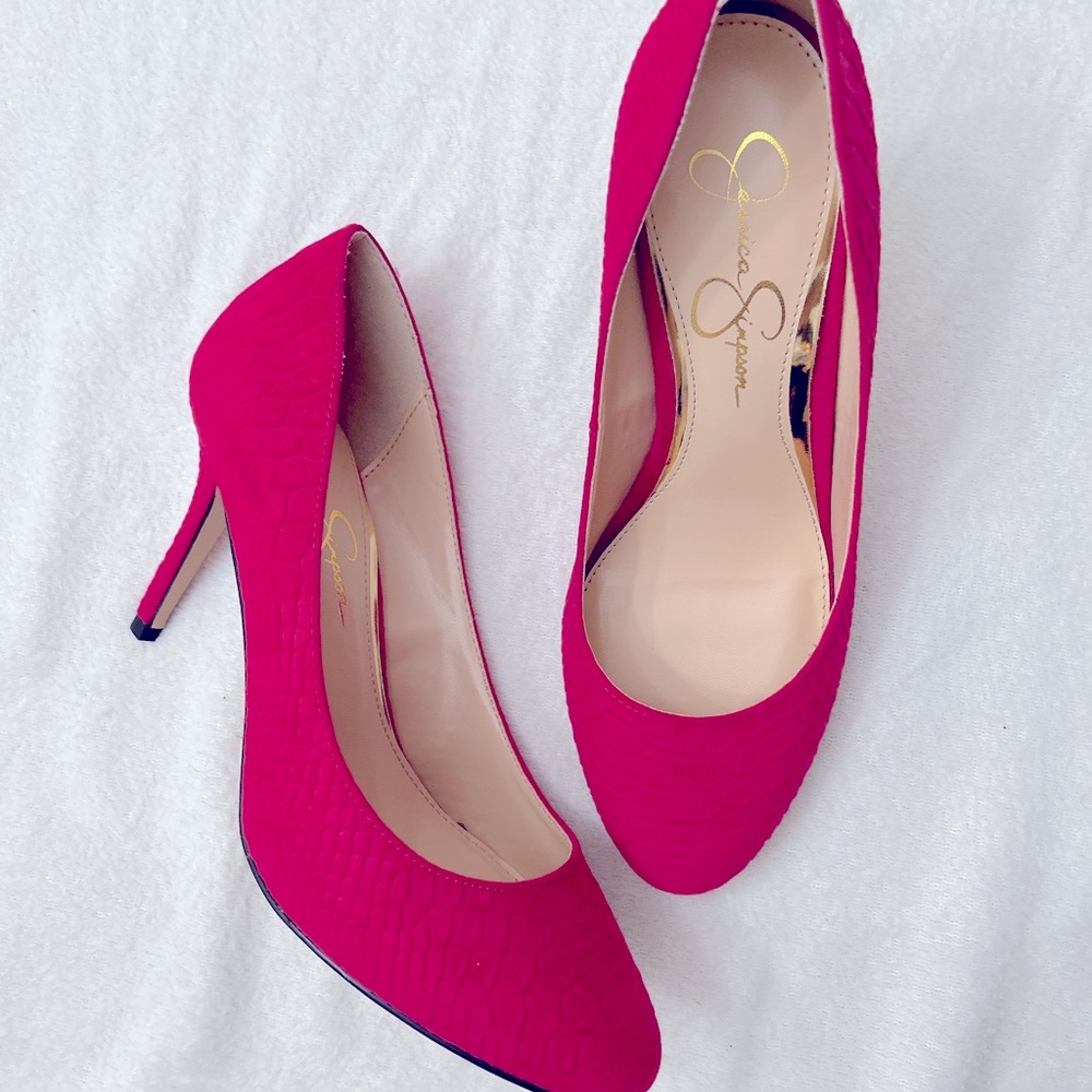 Jessica Simpson Jesy Heels Sz 8